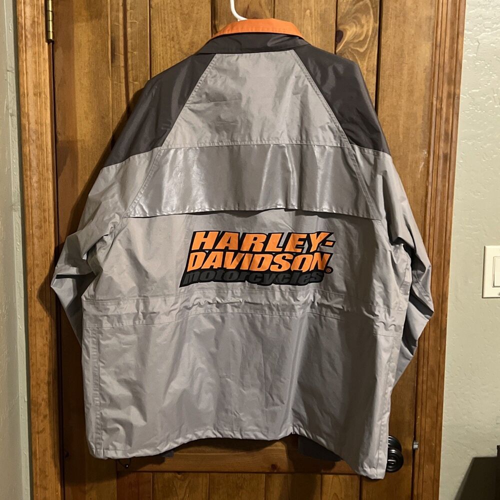 Harley Davidson Reflective Rain Suit Jacket and Pants - Men’s 2XL - Picture 7 of 9